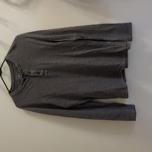 Henley gap long sleeve